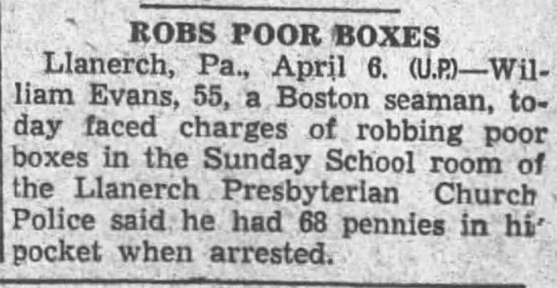 William Evans Arrested